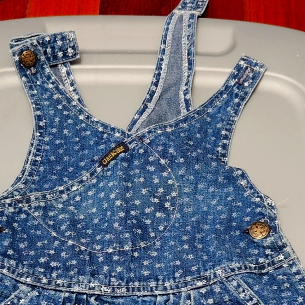 Vintagw oshkosh denim dress size 5
